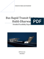 Hubballi-Dharwad BRTS Detailed Feasibility Report