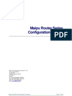 Maipu Router Config ManualV1.0