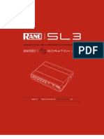 Rane SL 3 Serato Scratch Live 2.0: - Operator'S Manual