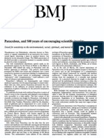 Paracelsus, and 500years Ofencouraging Scientific Inquiry