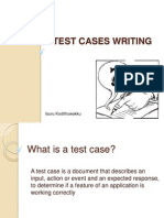 Test Cases Writing: Isuru Kodithuwakku