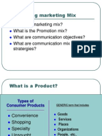 Devoloping Marketing Mix