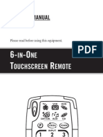 Radio Shack 6inone Remote Manual