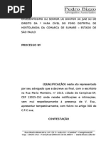 Contestação Alimentos Pai Desempregado