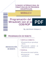 Programación Del Robot Mitsubishi Con El Software COSIROP