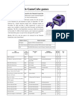 Nintendo Gamecube List