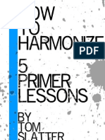 Tom Slatter - How To Harmonize PDF