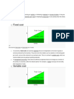 O Fixed Cost: Decomposing Total Costs As Fixed Costs Plus Variable