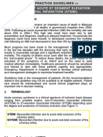 Management of Acute ST Segment Elevation Myocardial Infarction (Stemi)