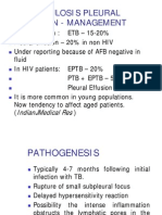 Tuberculosis Pleural Effusion - Management: Introduction: ETB