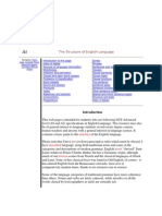 The Structure of English Language
