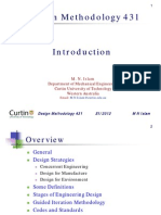 Design Methodology 431: Department of Mechanical Engineering Curtin University of Technology Western Australia