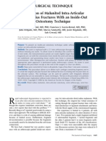 Correction of Malunited Intra-Articular Distal Radius Fractures With An Inside-Out Osteotomy Technique