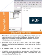 E-Learning Excel VBA Programming Lesson 4