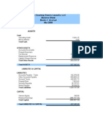 Usa Courtney Downs Leaseco, LLC Balance Sheet Books Accrual Mar 2008