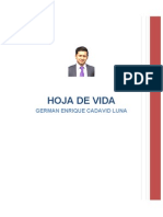 Hoja de Vida German Cadavid