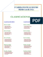 Clasificacion Inf San Segundo 12