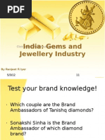 An Analysis of The Gems & Jewellery Industry in India