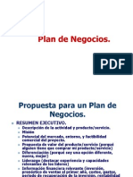 Plan de Negocios