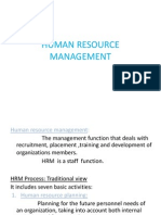 Human Resource Management