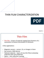 Thin Film Characterization