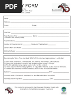 Entry Form