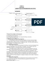 UNIT-1 Fundamentals of Problem Solving: Creating and Running Programs