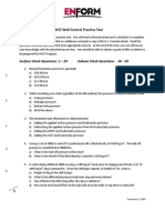 IWCF Well Control Practice Test (ENFORM)