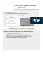 3.-Elboración de Hoja de Proceso para La Fresadora