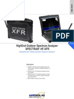 Outdoor Spectrum Analyzer Spectran HF-XFR