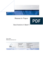 Research Paper: Securitizations in Basel II