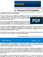 Multiplication Theorem of Probability