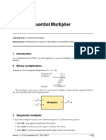 A 8bit Sequential Multiplier