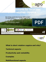 Woody Biomass For Local Use: Short Rotation Coppice: Bio-Energy Production Europe BEPE Project 19 Maart 2012