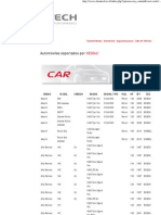 Alientech - KESSv2 Lista de Coches