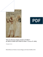 Lenzo, The Two Funerary Papyri of Queen Nedjmet (P. BM EA 10490)