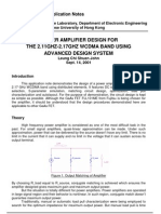 Power Amplifier Application Note