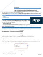 Configuring A Transient Analysis in Multisim: Tutorial