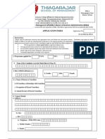 MBA PGDM Application Form 2012