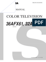 Color Television: 36AFX61 32AFX61