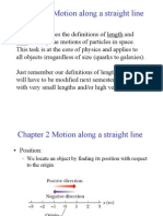 Motion Along A Straight Line