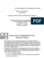 FDA Clinical Trial Requirements For Medical Devices