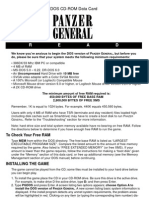 Panzer General - Install Guide - PC