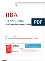 CCBA IIBA Questions and Answers