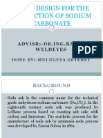 Plant Design For The Production of Sodium Carbonate