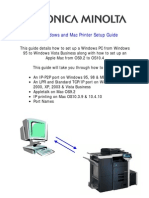 Konica Minolta Printer Setup Guide V1.11