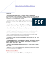 Actividades para Trabajar La Conciencia Fonológica y Habilidades Fonológicas