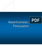 Assertiveness and Persuasion