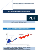 Les Energies Renouvelables en Tunisie