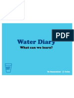 Water Diary: What Can We Learn?